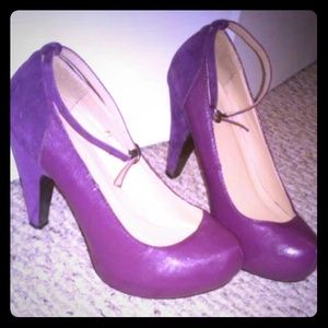 Purple Platform Heels