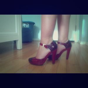Ruby red Michael kors heels!