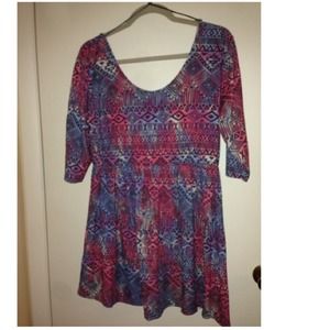 Asos Dress, Patterned Skater Dress