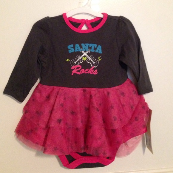 "Santa rocks" dress