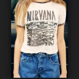 Brandy Melville Nirvana crop top
