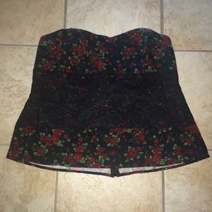 Sweet heart tube top