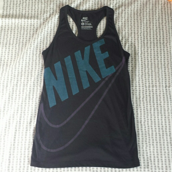Nike black tank-beach cover up/ workout gear