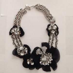 Authentic J. Crew  Crystal Bloom Necklace