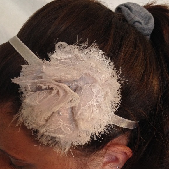 Lace Flower Headband
