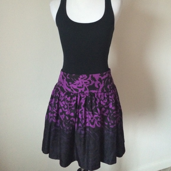 Kensie Dresses & Skirts - Purple and Black Skirt