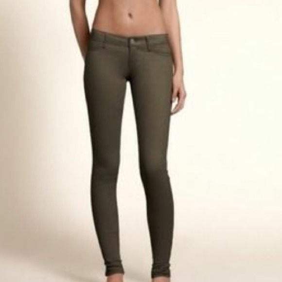 Army green Hollister Jeggings