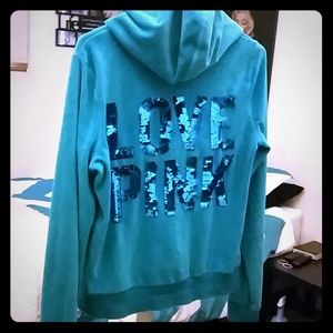 Pink Sweatshirt Sequin