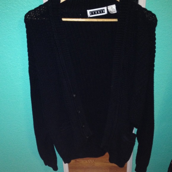 Heavy duty oversized cardigan