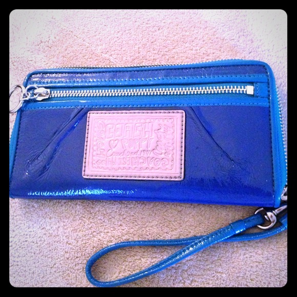 Coach Poppy Purse. Blue