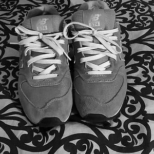 Grey New Balance 574