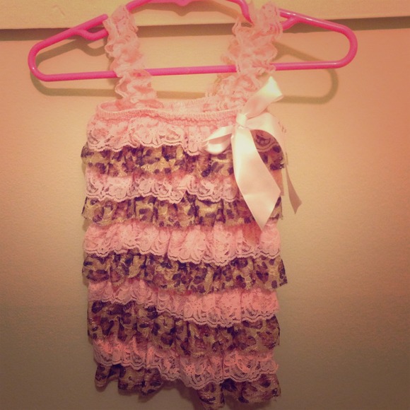 SALE! Ruffle romper NWOT