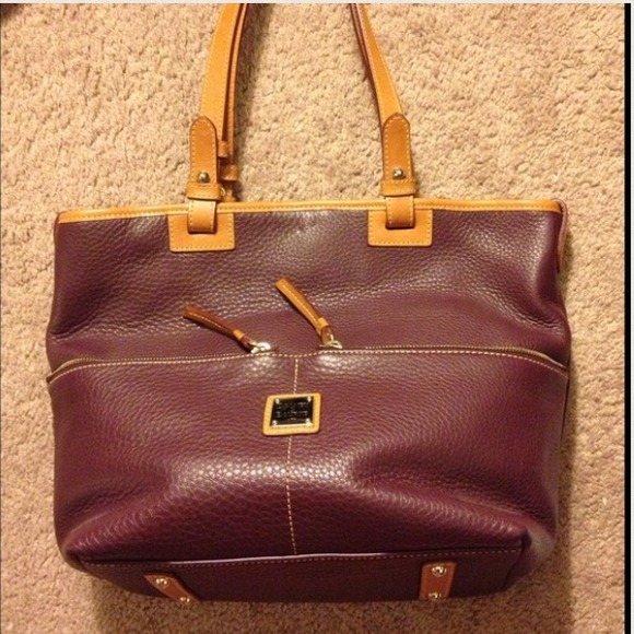 Dooney &Bourke Plum Large Purse