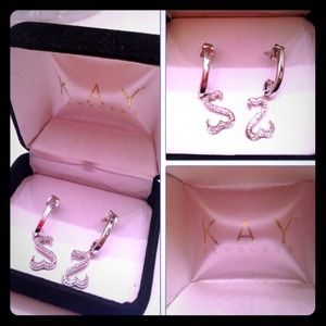 Kay Jewelers Open Hearts Diamond Earrings