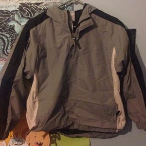 Grey white and black old navy jacket