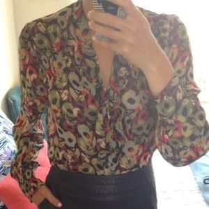 Hinge floral blouse - size Large