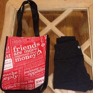 Lululemon Gray Leggings Size 2