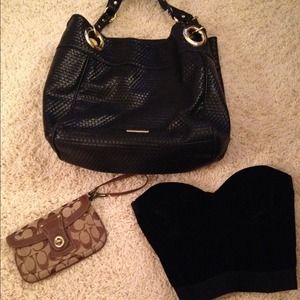 BUNDLE Steve Madden, Coach, forever 21 corset