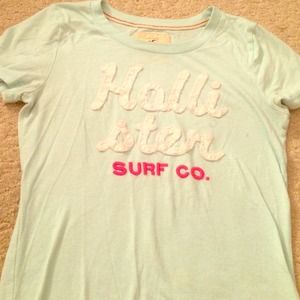 Baby blue hollister t-shirt