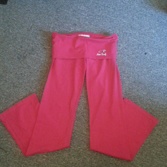 Hollister foldover yoga pants