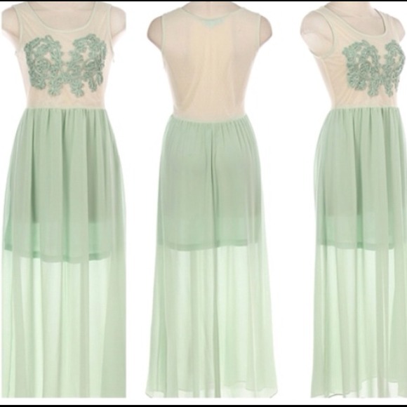 Sweet Combo Maxi Dress - ON SALE - Picture 4 of 4