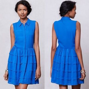 Anthropologie Tiered Habitual Shirtdress