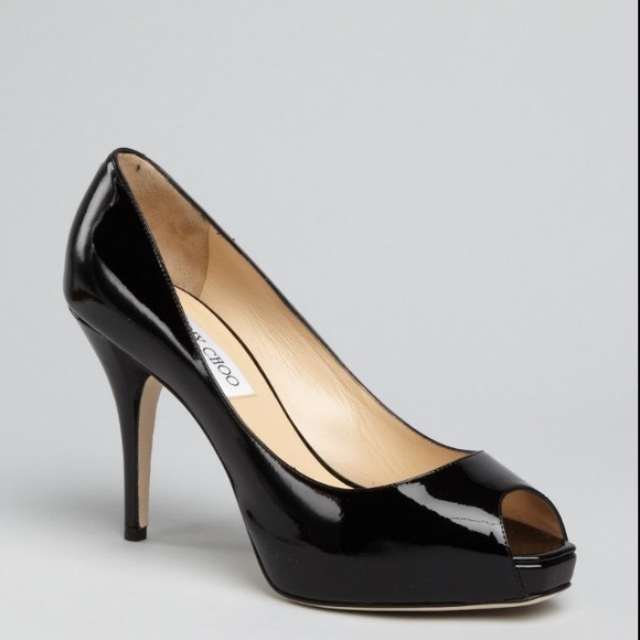 Jimmy Choo patent leather Atom pumps