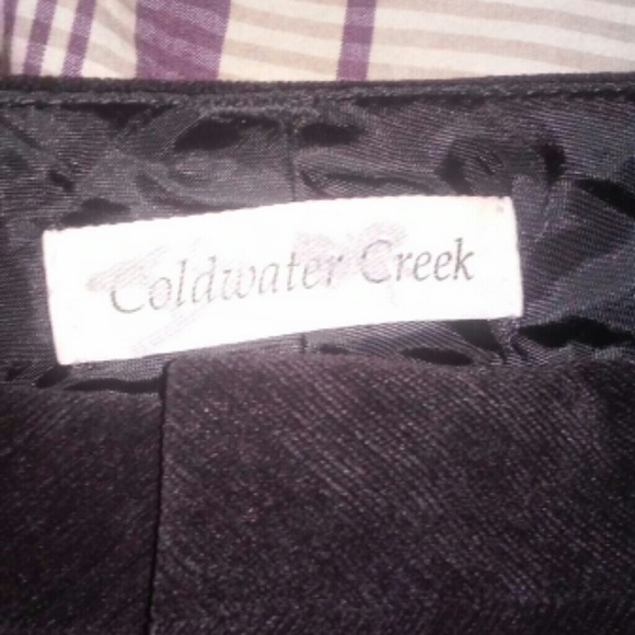 Vintage Black Coldwater Creek Pants NWT - Picture 3 of 3
