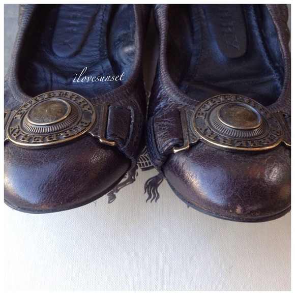 {Burberry} Leather Ballerina - Picture 3 of 4