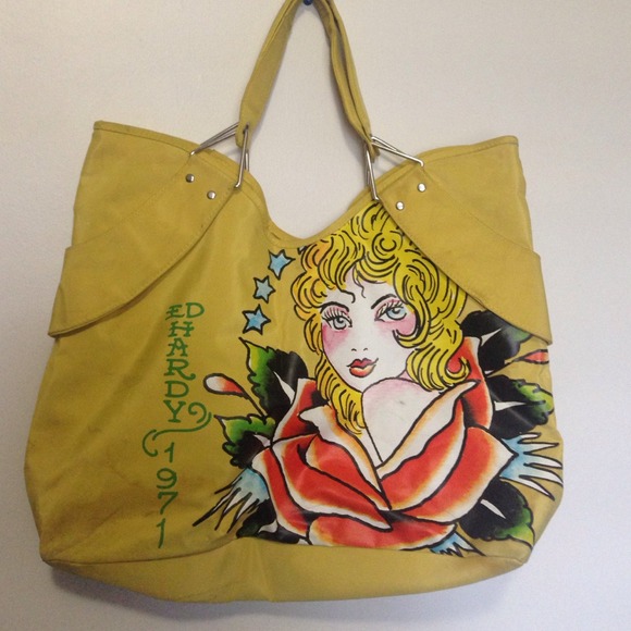 Edhardy yellow bag