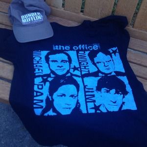 "The Office" shirt and ladies baseball cap