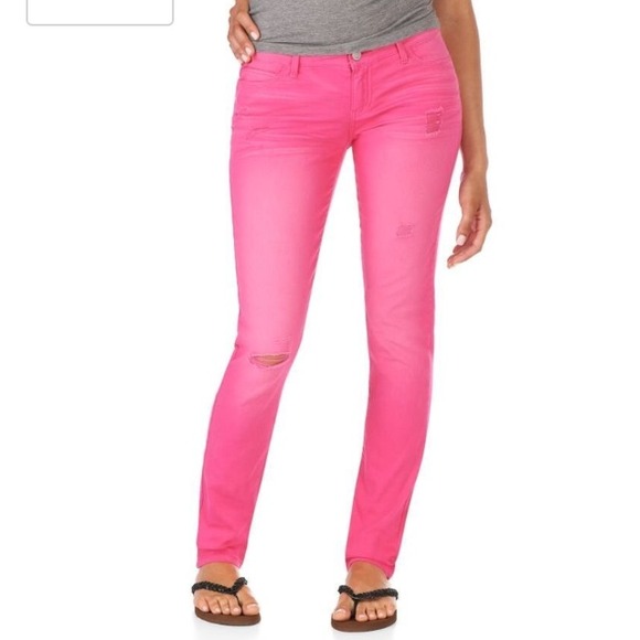 Aeropostale Pink Skinny Jeans