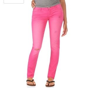 Aeropostale Pink Skinny Jeans