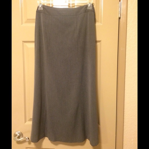 Grey A line dress skirt