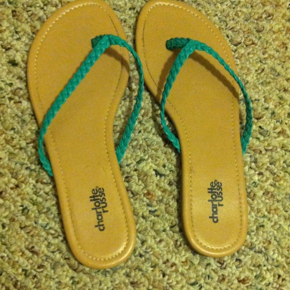 Teal sandals