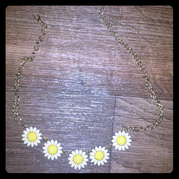 Sunflower necklace