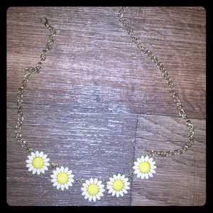 Sunflower necklace