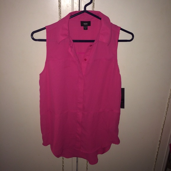 Mossimo pink flowy tank new with tags