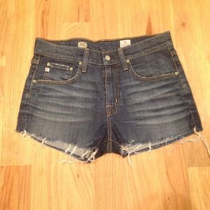 ex-bf denim cutoff shorts