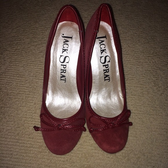 Jack Sprat red heels - Picture 1 of 3
