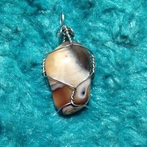 Hand Wrapped Swirl Crystal