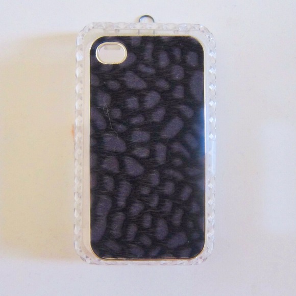 CTRL A IPhone 4/4S Protective Case Fuzzy Leopard