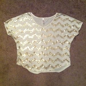 Belly shirt and cardigan bundle