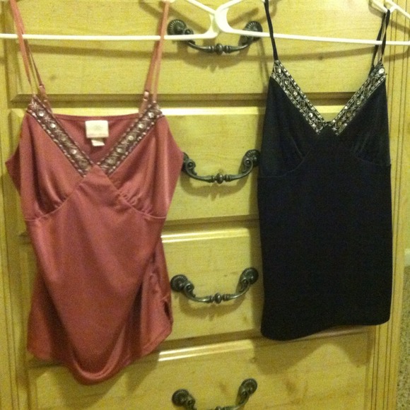 Silky tank tops