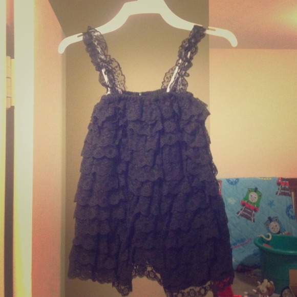 SALE! Black lace romper NWOT