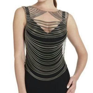 BCBG NWT sold out chain vest necklace