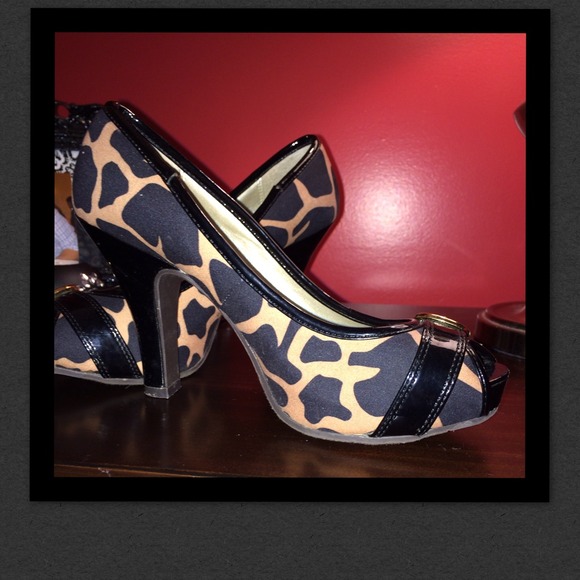 💋Leapord print heels