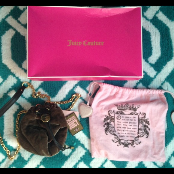 Juicy couture velvet mini cross body