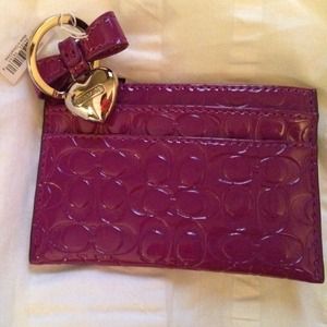 Purple COACH wallet