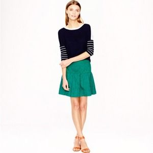 J. Crew matelasse drop-waist skirt